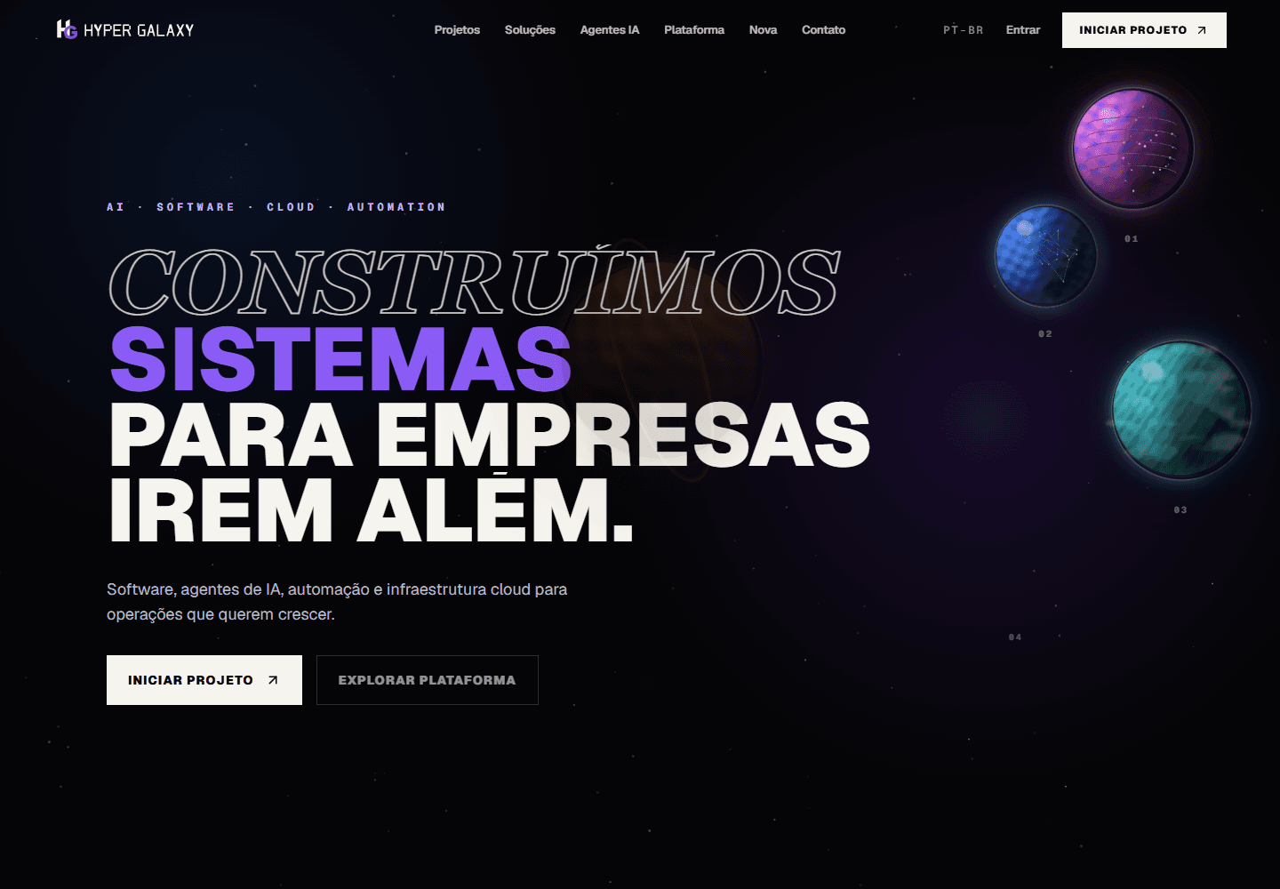 Screenshot do projeto Hyper Galaxy